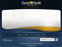 Tablet Screenshot of dentalhealthpartners.com